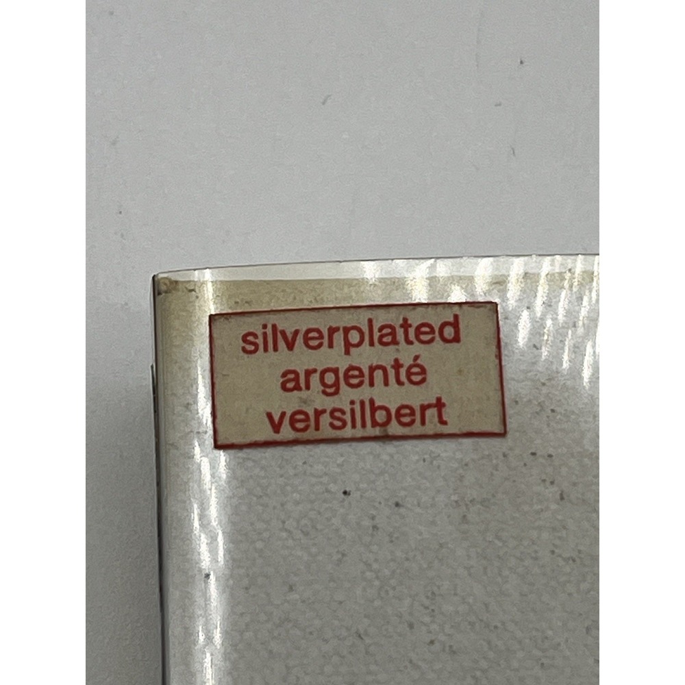 Vintage Hummel Red Rose Silver Plated Stick Pin Lapel Valentine's Day Gift - Picture 3 of 8